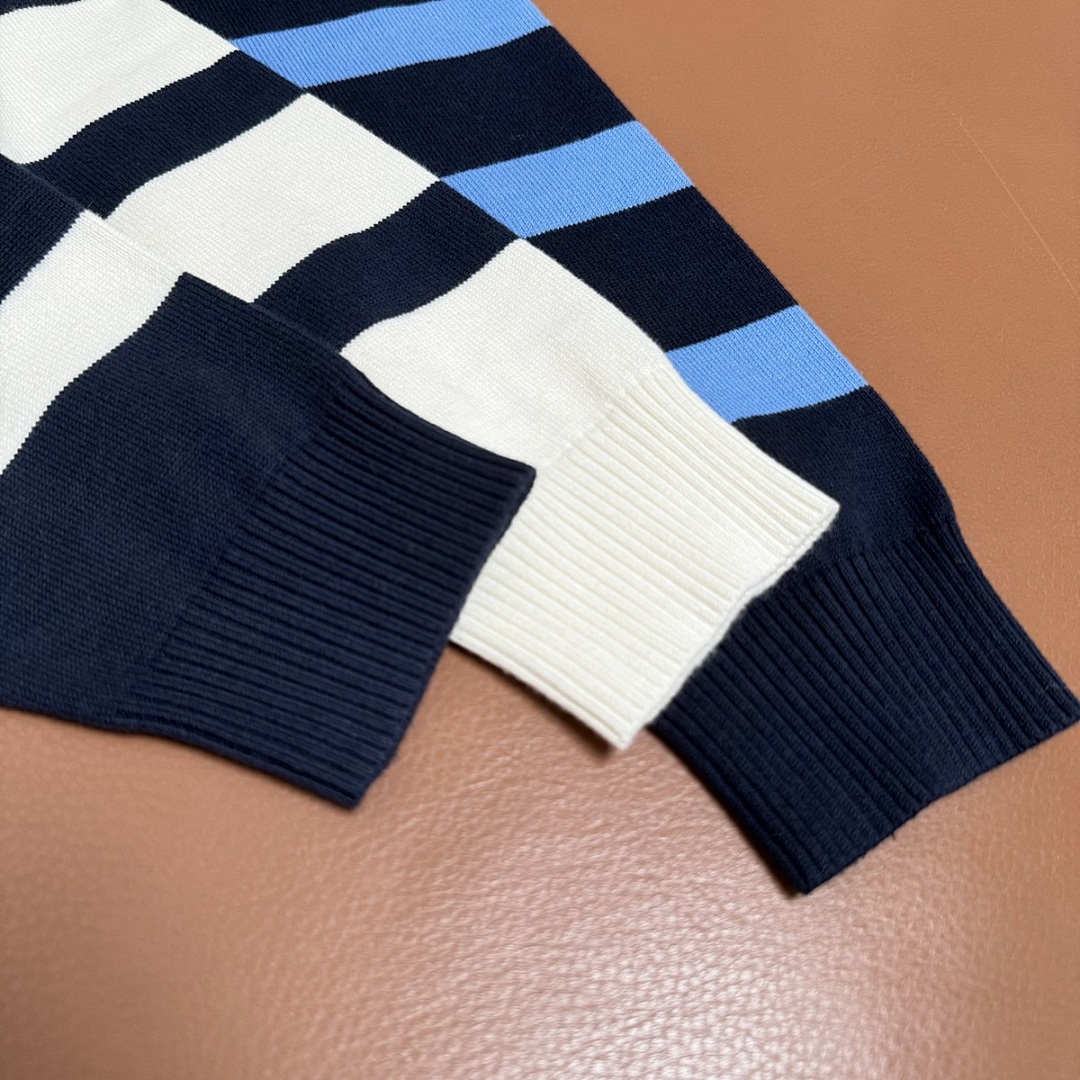 Ralph Lauren Striped Cable-Knit Cotton Sweater · A2142 — תמונה 8