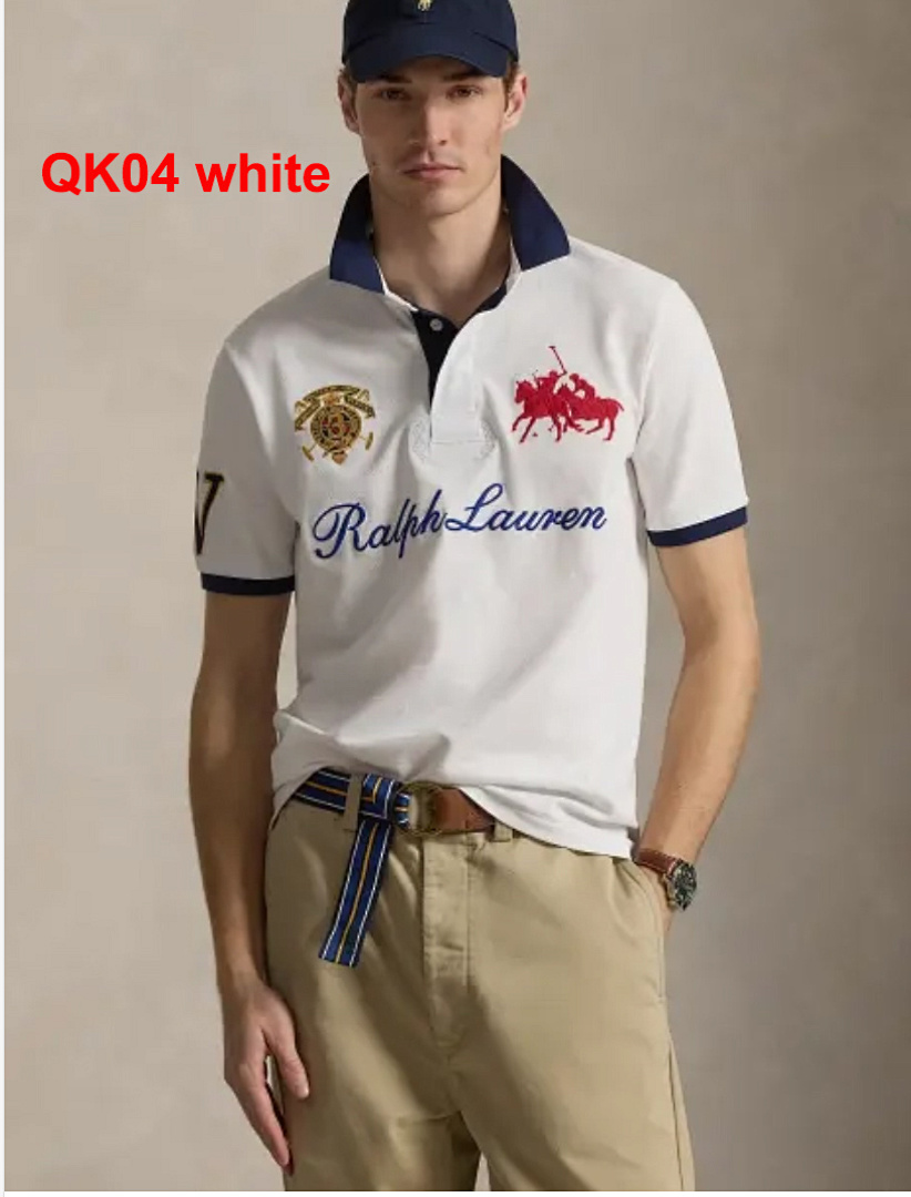 Polo Ralph Lauren Embroidered Crest Mesh Polo · A3012