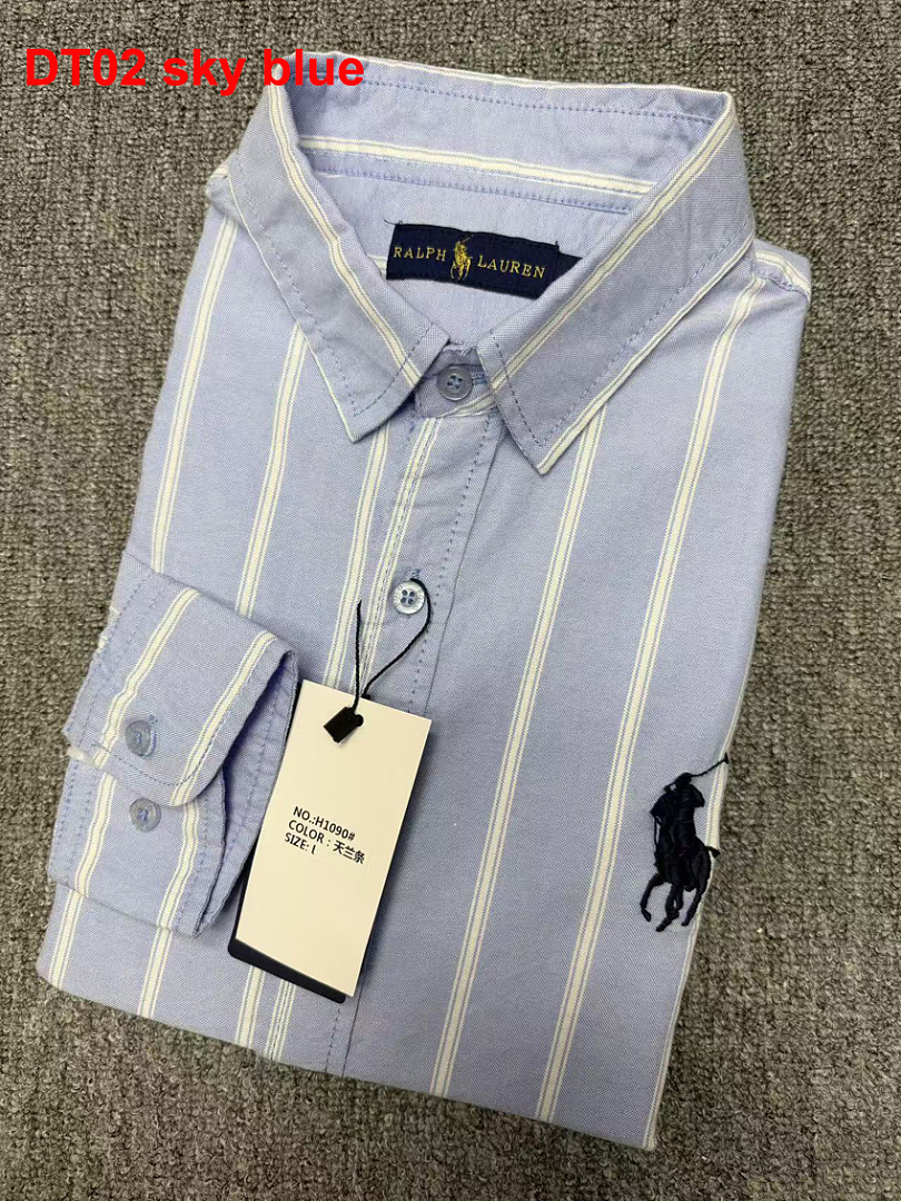 Ralph Lauren Classic Fit Stripe Cotton Broadcloth · A3158 — תמונה 9