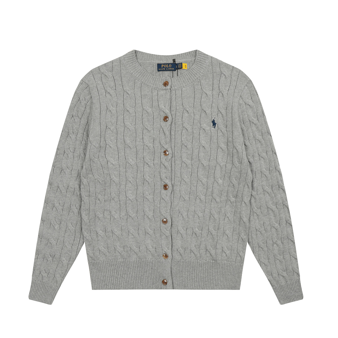 Ralph Lauren Cable Knit Cotton Cardigan · A3415 — תמונה 22