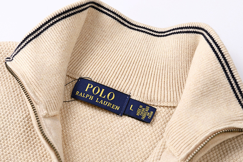 Ralph Lauren Mesh Knit Cotton Quarter-Zip Sweater · A528 — תמונה 12