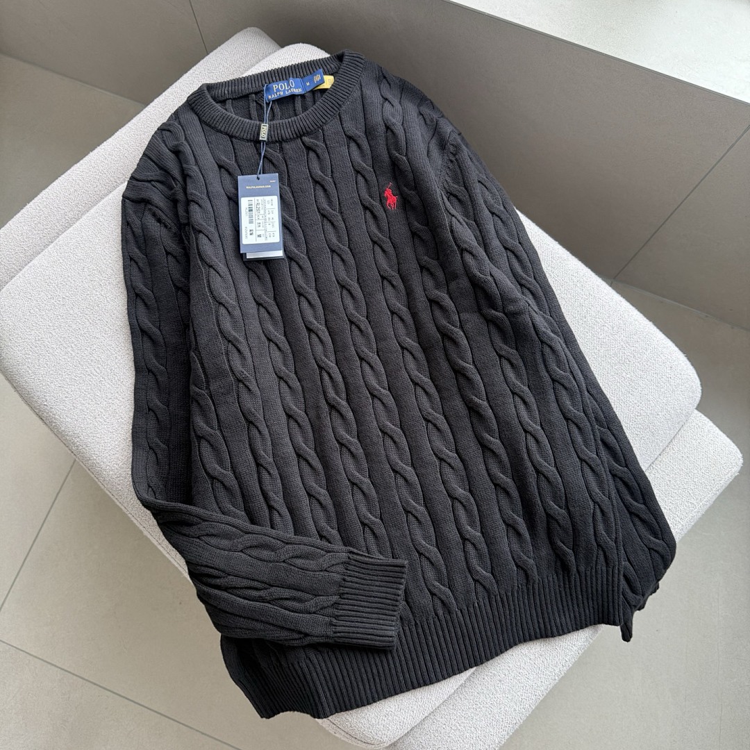 A2591 Rauph Lauren men sweater twist model — תמונה 13