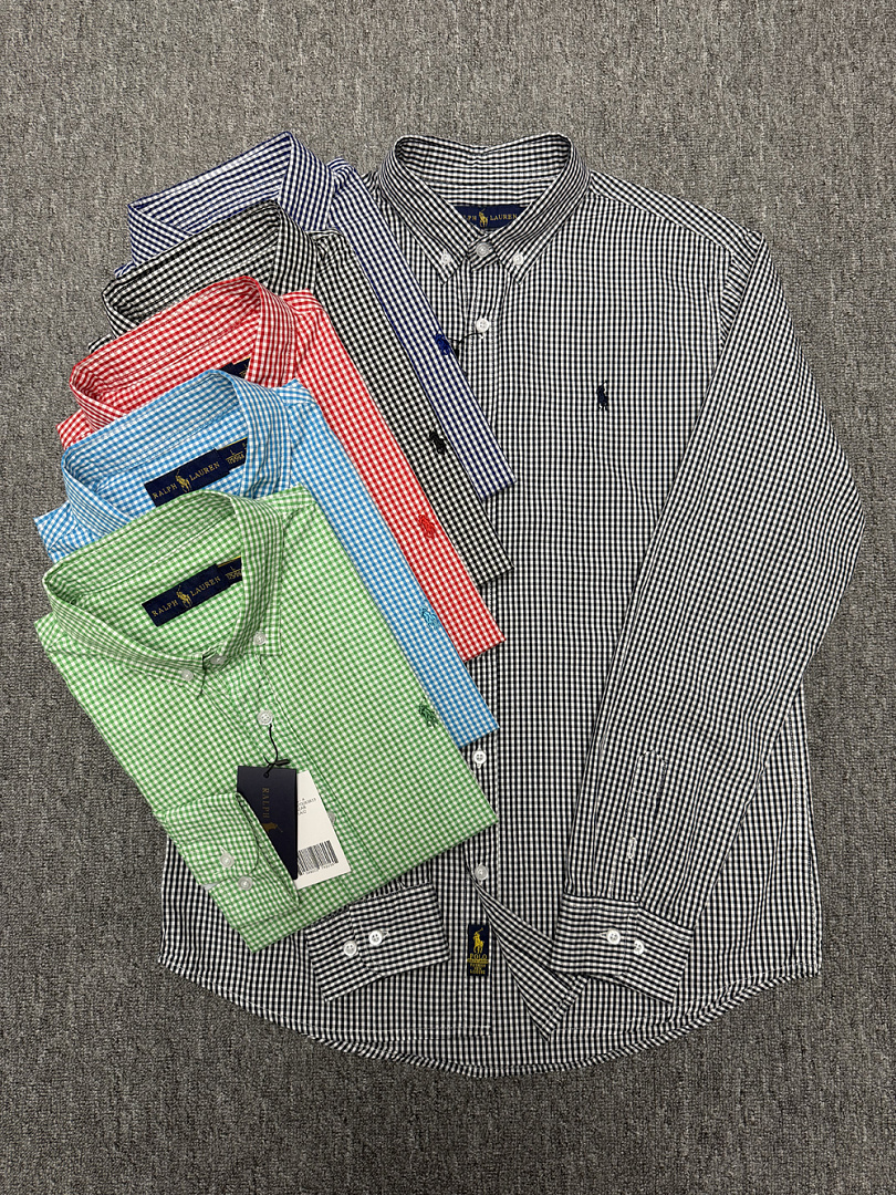 Ralph Lauren Gingham Stretch Poplin Shirt · A3196 — תמונה 36