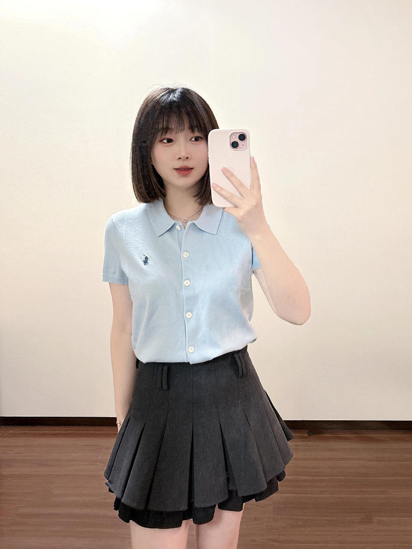 Ralph Lauren Short-Sleeve Buttoned Cardigan · A2409 — תמונה 5