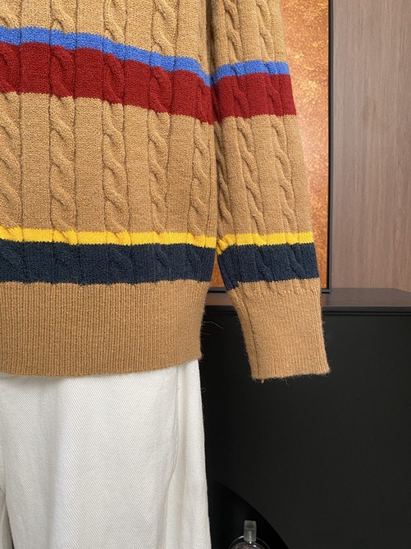 Ralph Lauren Stripe Cable Cardigan · A2780 — תמונה 12
