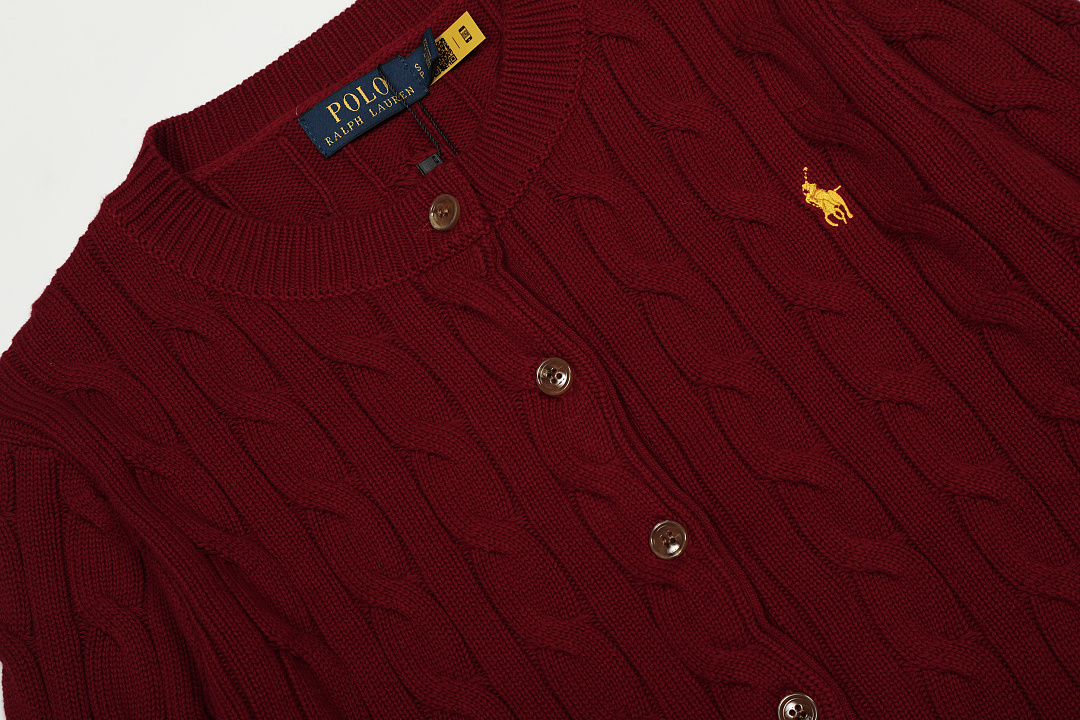 Ralph Lauren Cable Knit Cotton Cardigan · A3415 — תמונה 37