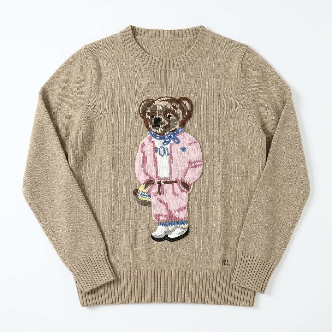 Ralph Lauren Polo Bear Cotton Crewneck Sweater · A3396 — תמונה 5
