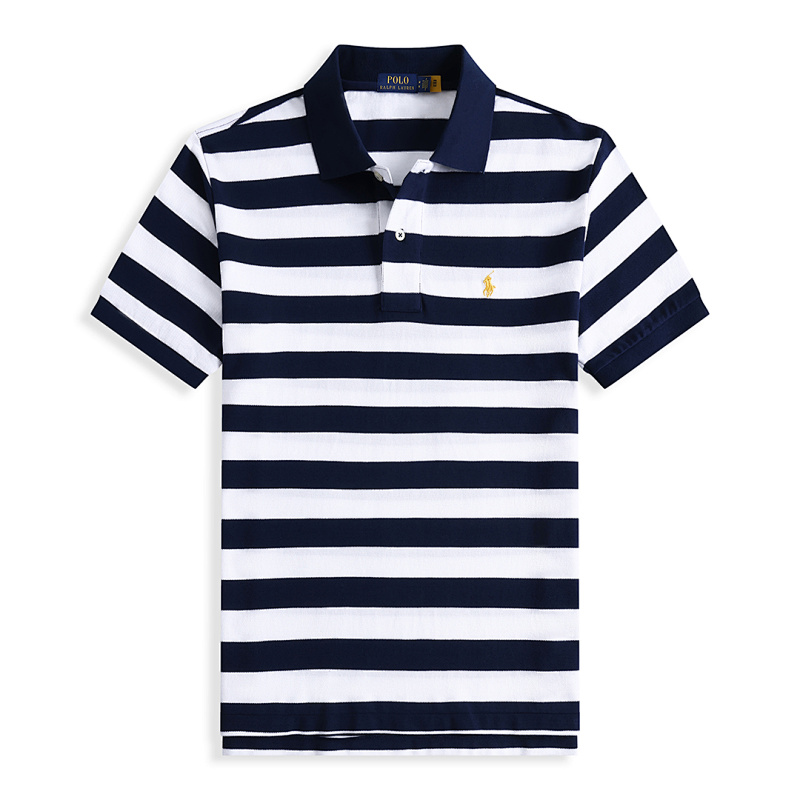 Ralph Lauren Classic Fit Striped Mesh Polo · A2375 — תמונה 24
