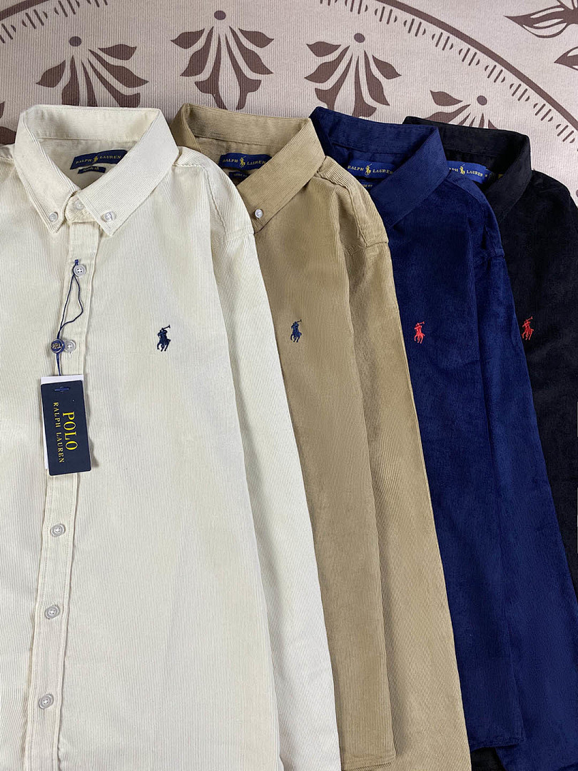 Polo Ralph Lauren Corduroy Long-Sleeve Collared Shirt · A2496 — תמונה 21