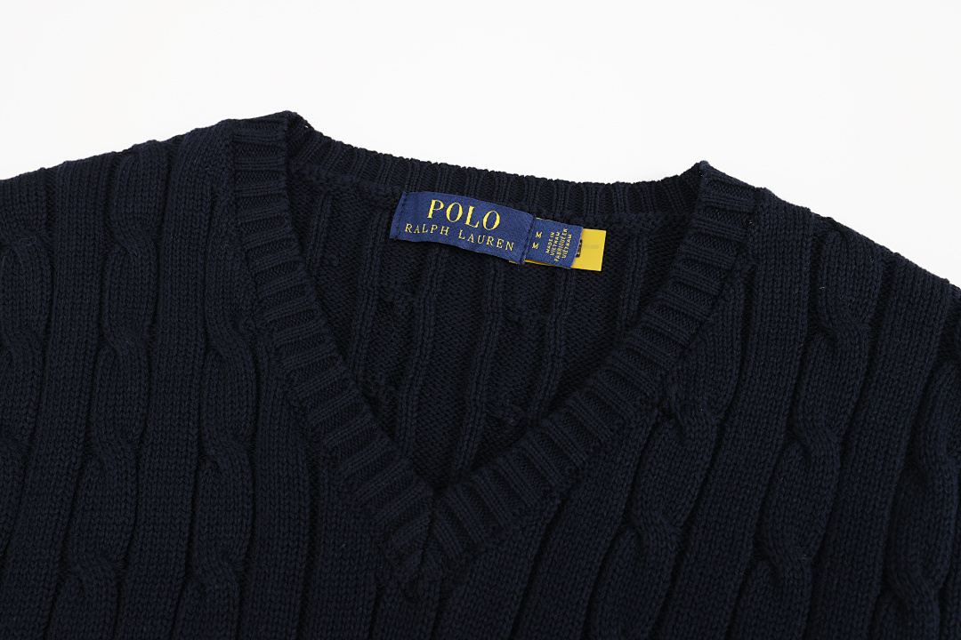 Polo Ralph Lauren Cable-Knit Cotton Sweater Vest · A2831 — תמונה 16