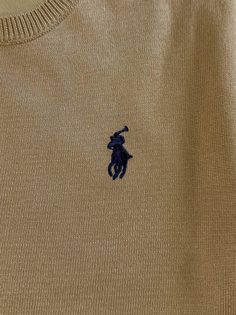 Ralph Lauren Ribbed Cotton Short Sleeve Sweater · A3074 — תמונה 23