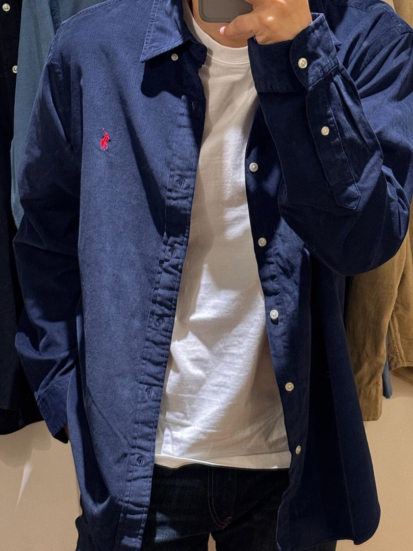 Polo Ralph Lauren Corduroy Long-Sleeve Collared Shirt · A2496 — תמונה 29