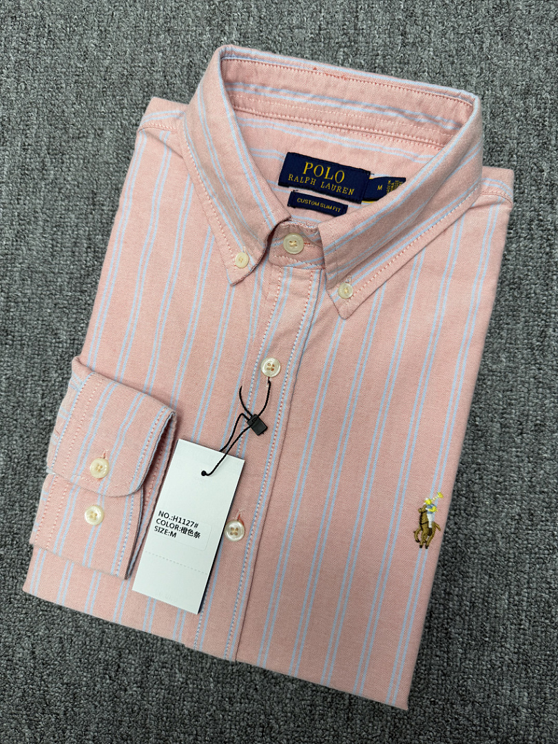 Ralph Lauren Striped Oxford Shirt · A3439 — תמונה 13