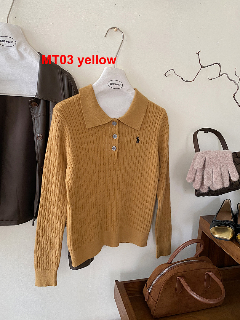 Ralph Lauren Cable-Knit Polo Sweater · A2356 — תמונה 16
