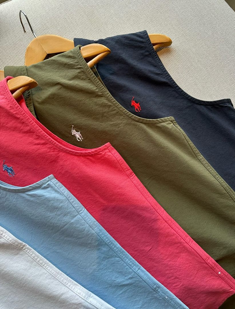 Ralph Lauren Sleeveless Oxford Shirt · A2259 — תמונה 27