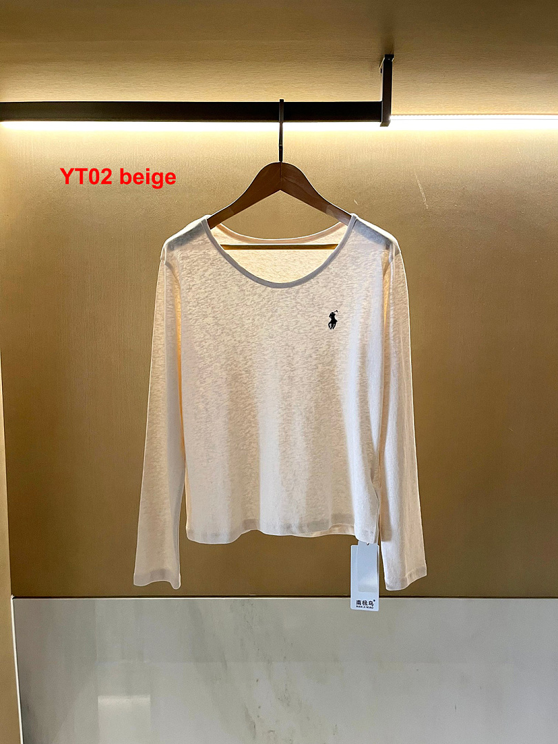 Ralph Lauren Shrunken Fit Jersey Long-Sleeve Tee · A3136 — תמונה 14