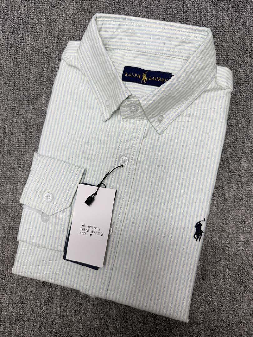 Ralph Lauren Striped Oxford Shirt · A3172 — תמונה 20