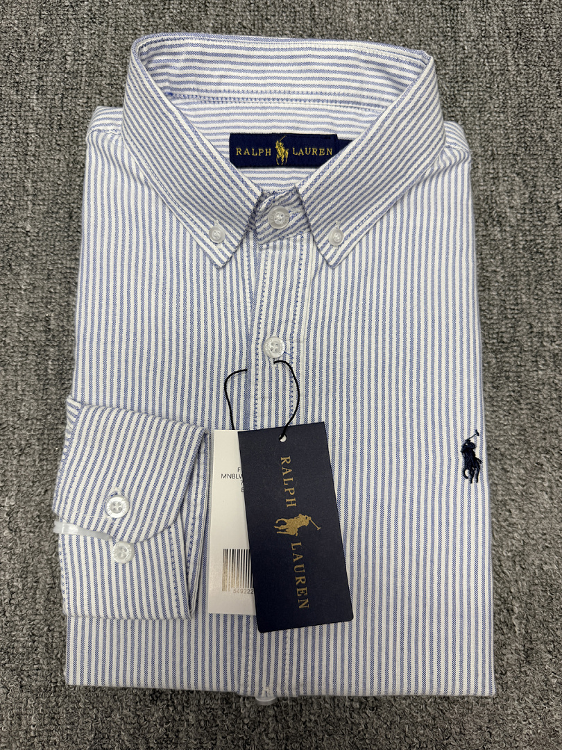 Ralph Lauren Striped Oxford Shirt · A3172 — תמונה 18