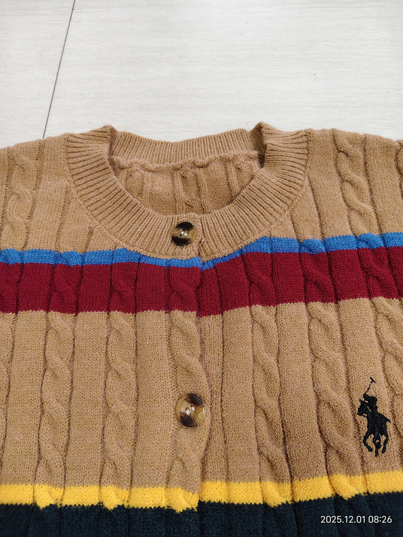 Ralph Lauren Stripe Cable Cardigan · A2780 — תמונה 6