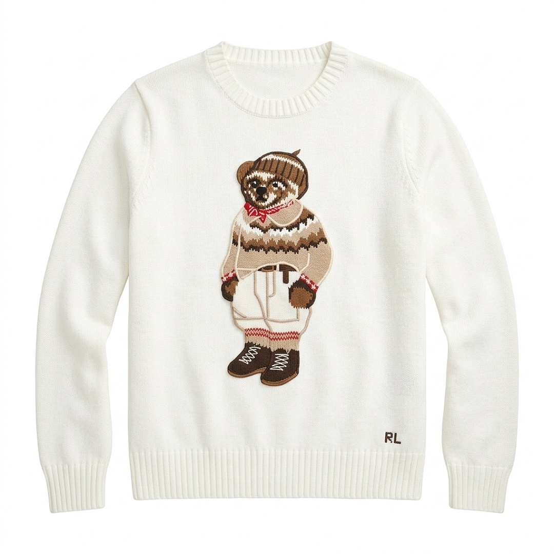 Ralph Lauren Polo Bear Cotton Crewneck Sweater · A3396 — תמונה 40