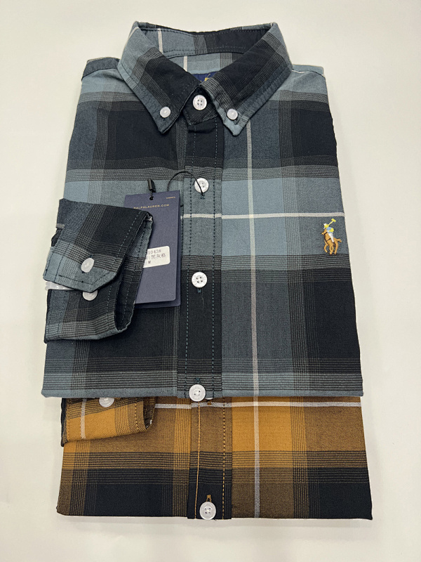 Ralph Lauren Relaxed Fit Plaid Cotton Button-Up · A2312 — תמונה 12