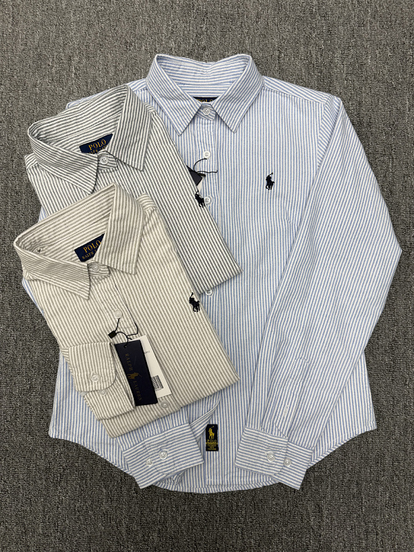 Ralph Lauren Striped Oxford Shirt · A3208 — תמונה 32