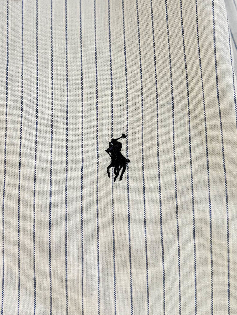 Ralph Lauren Classic Fit Striped Linen Shirt · A3124 — תמונה 14