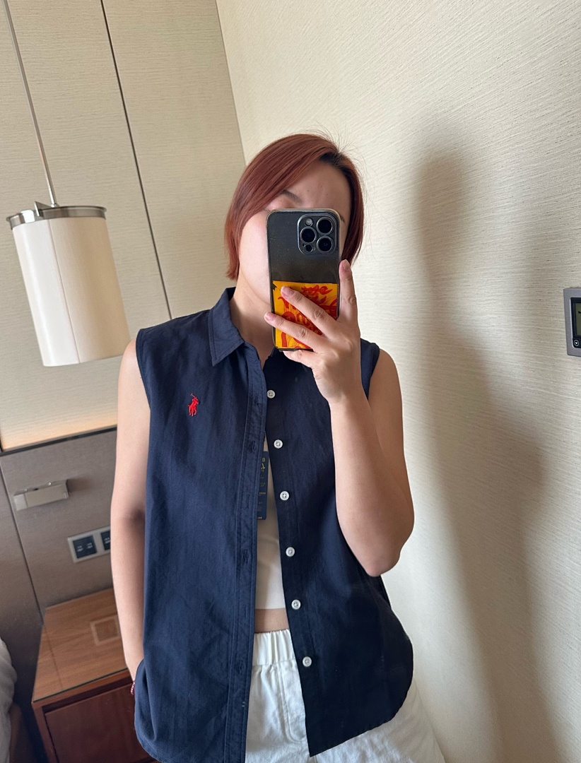 Ralph Lauren Sleeveless Oxford Shirt · A2259 — תמונה 21