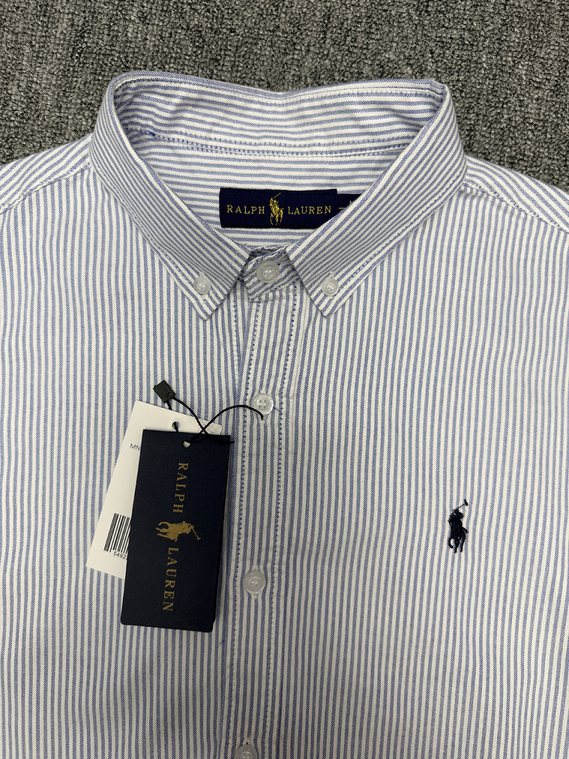 Ralph Lauren Striped Oxford Shirt · A3172 — תמונה 12