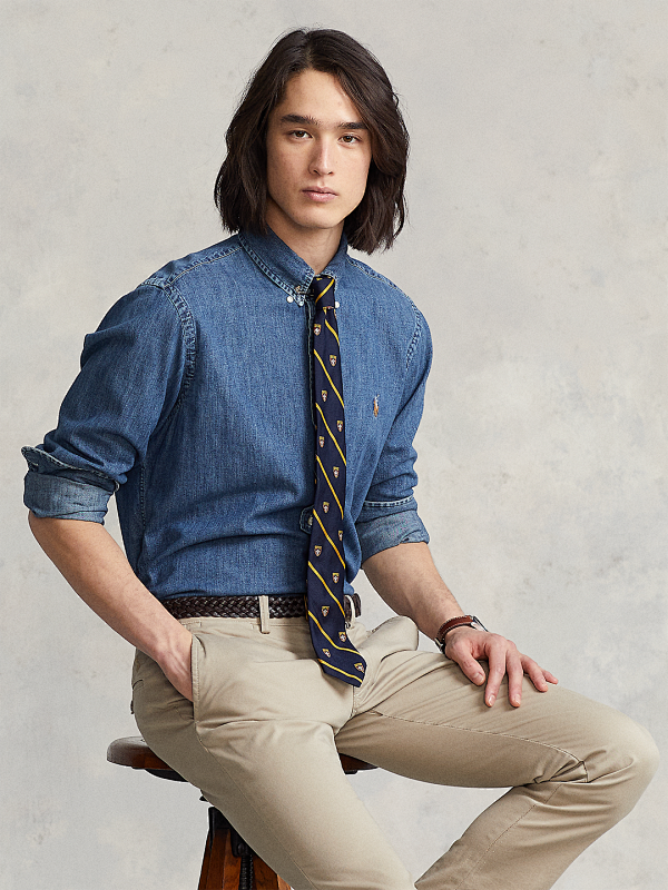 Polo Ralph Lauren Classic Fit Denim Shirt · A2402 — תמונה 5