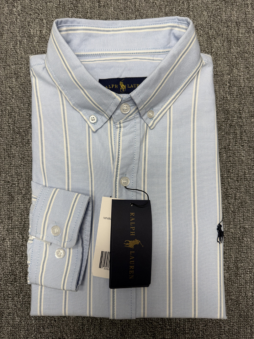 Ralph Lauren Classic Fit Striped Oxford Shirt · A3238 — תמונה 25