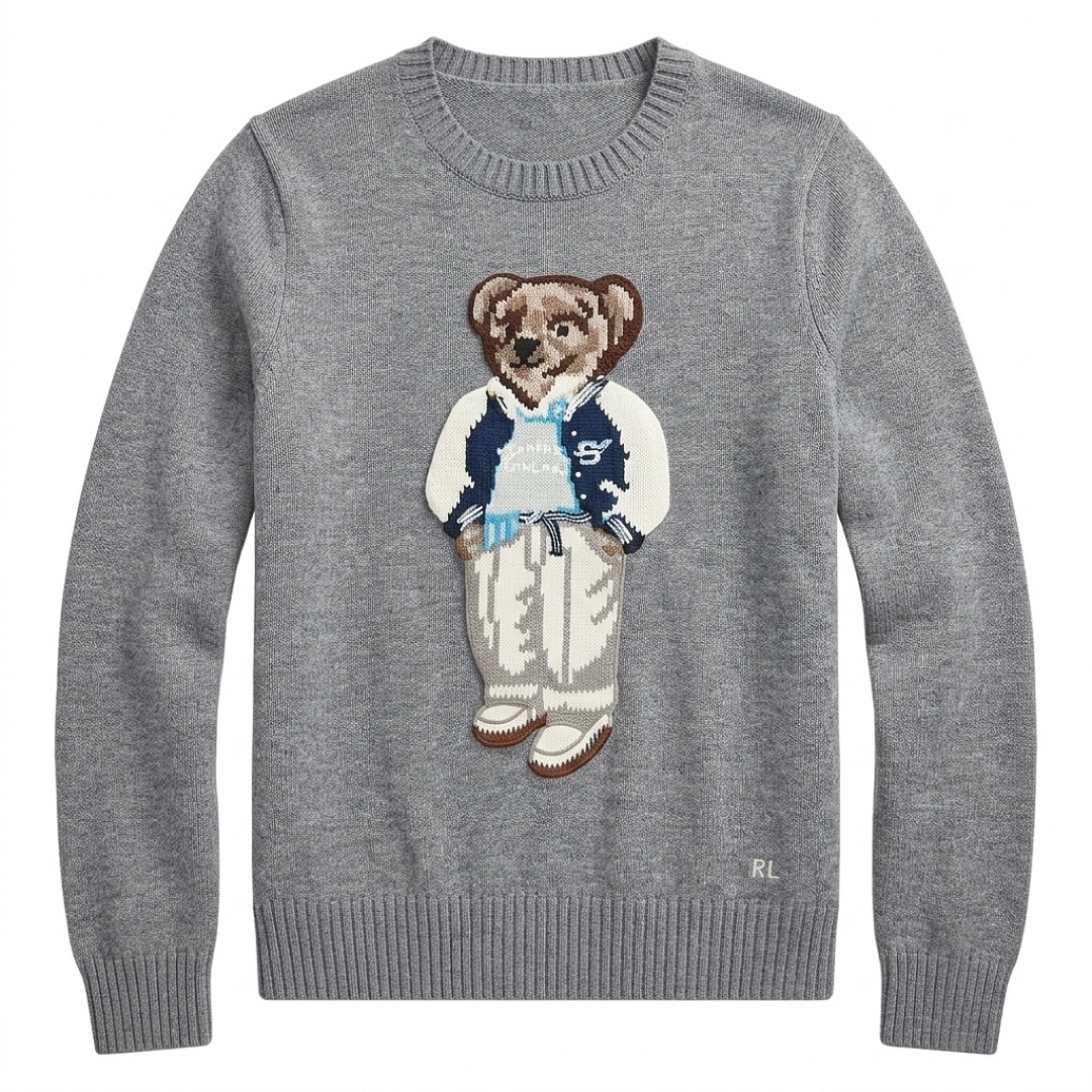 Ralph Lauren Polo Bear Cotton Crewneck Sweater · A3396 — תמונה 34