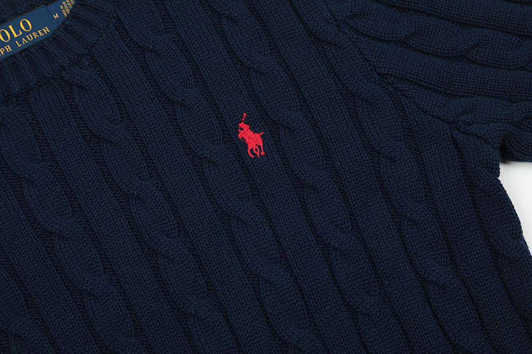 Ralph Lauren Cable-Knit Cotton Sweater · A3128 — תמונה 7