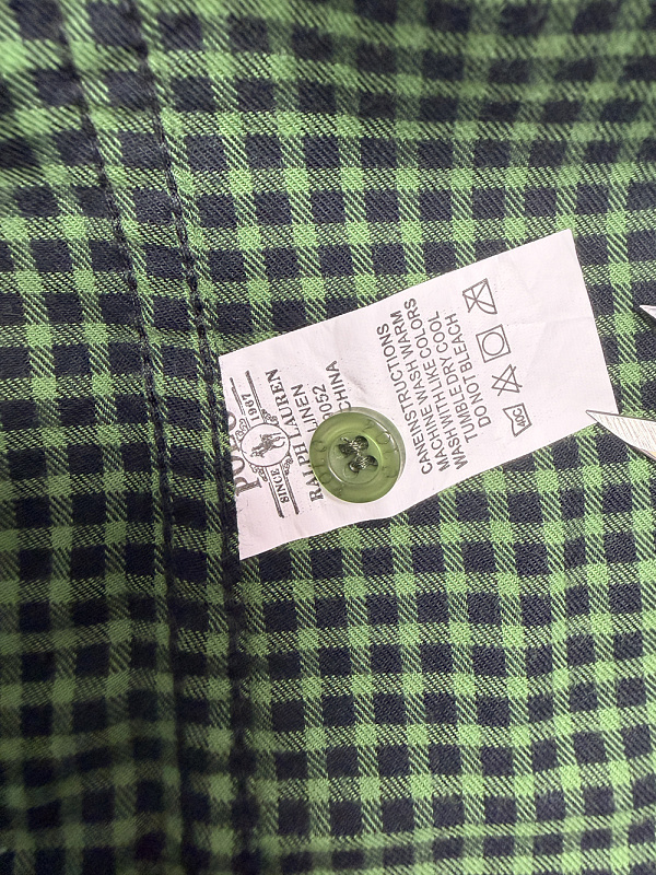 Ralph Lauren Gingham Stretch Poplin Shirt · A3157 — תמונה 13
