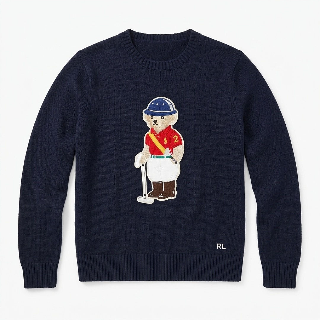 Ralph Lauren Polo Bear Cotton Crewneck Sweater · A3396 — תמונה 15