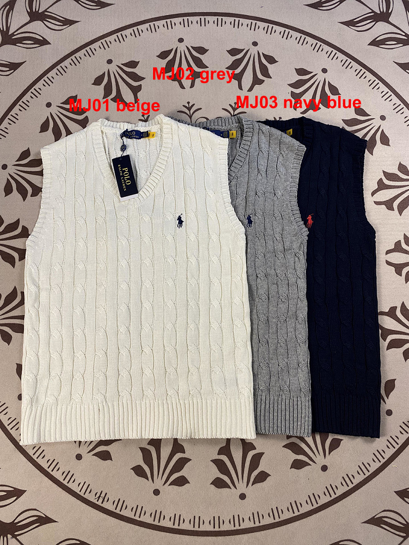 Ralph Lauren Cable-Knit Sweater Vest · A2857