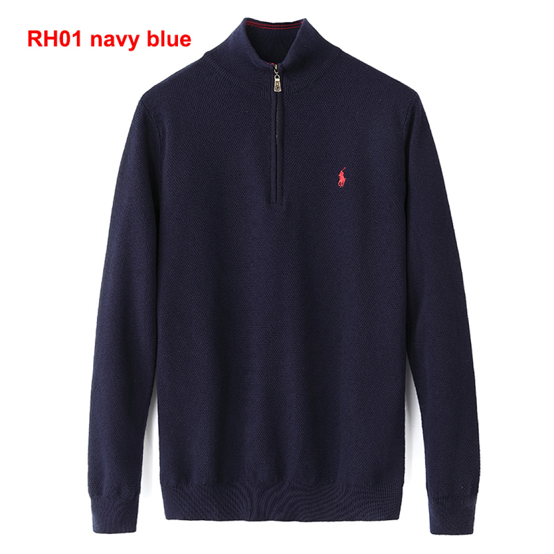Ralph Lauren Mesh Knit Cotton Quarter-Zip Sweater · A528 — תמונה 6