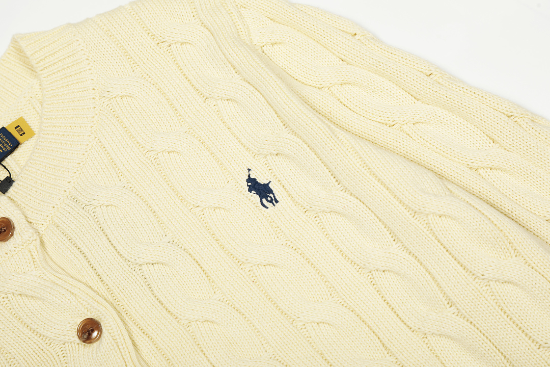Ralph Lauren Cable Knit Cotton Cardigan · A3415 — תמונה 31