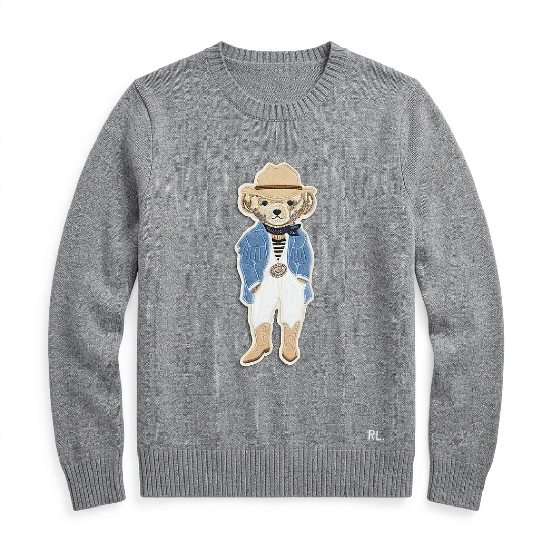 Ralph Lauren Polo Bear Cotton Crewneck Sweater · A3396 — תמונה 52