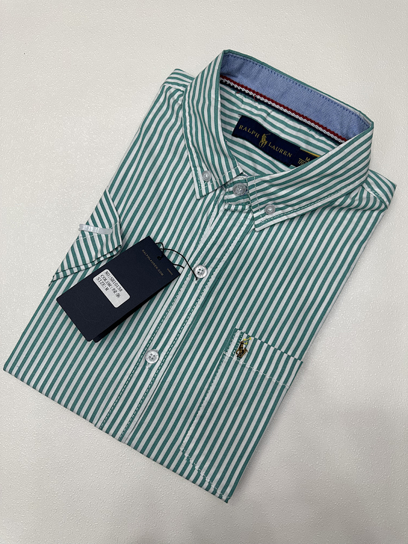 Tommy Hilfiger Short-Sleeve Striped Oxford Shirt · A1883 — תמונה 7