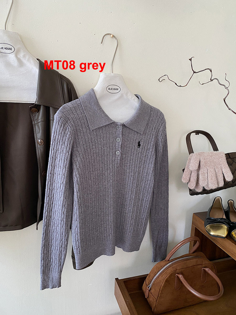 Ralph Lauren Cable-Knit Polo Sweater · A2356 — תמונה 11