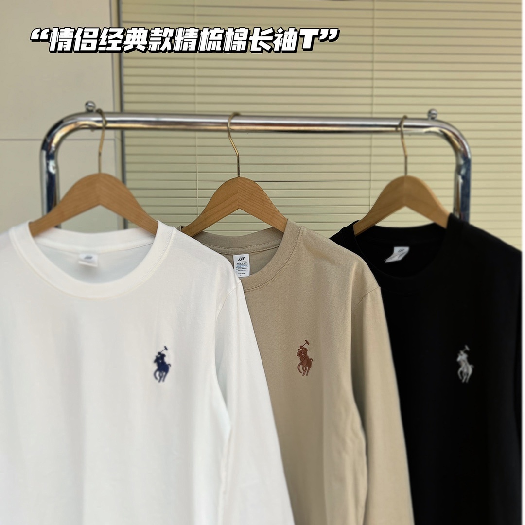 Polo Ralph Lauren Cotton Jersey Long Sleeve T-Shirt · A2712 — תמונה 8