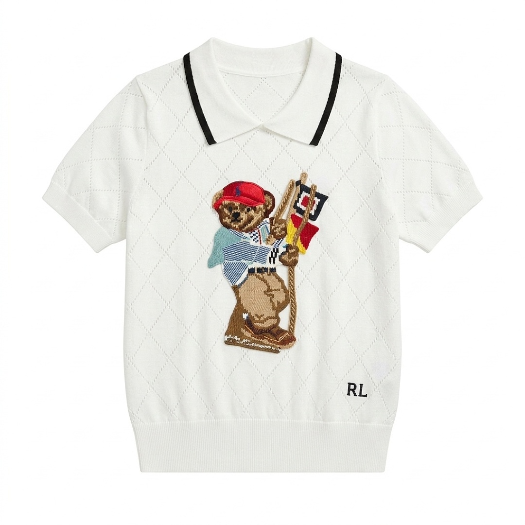 Ralph Lauren Polo Bear Jersey T-Shirt · A3395 — תמונה 32