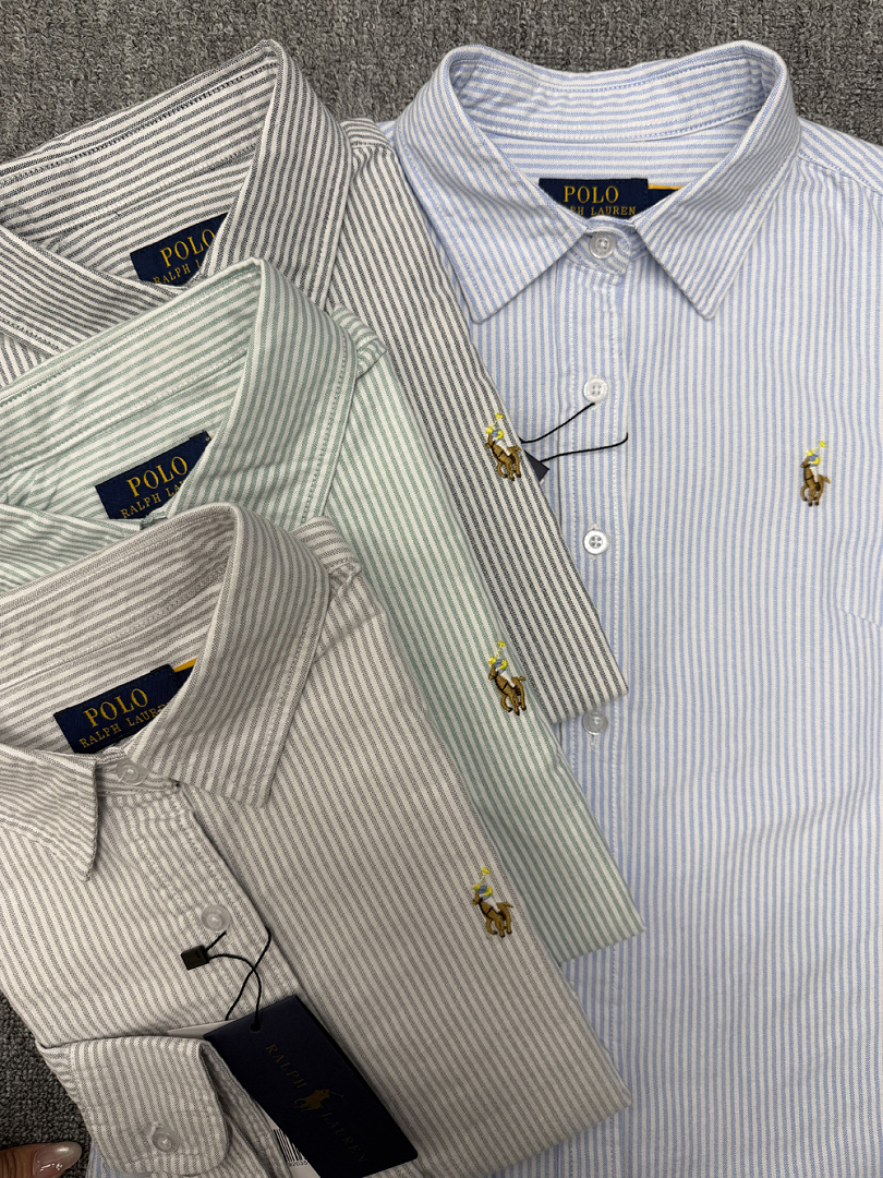 Ralph Lauren Striped Oxford Shirt · A3208 — תמונה 55