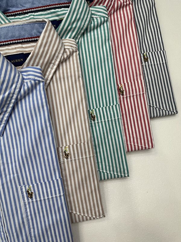 Tommy Hilfiger Short-Sleeve Striped Oxford Shirt · A1883 — תמונה 23