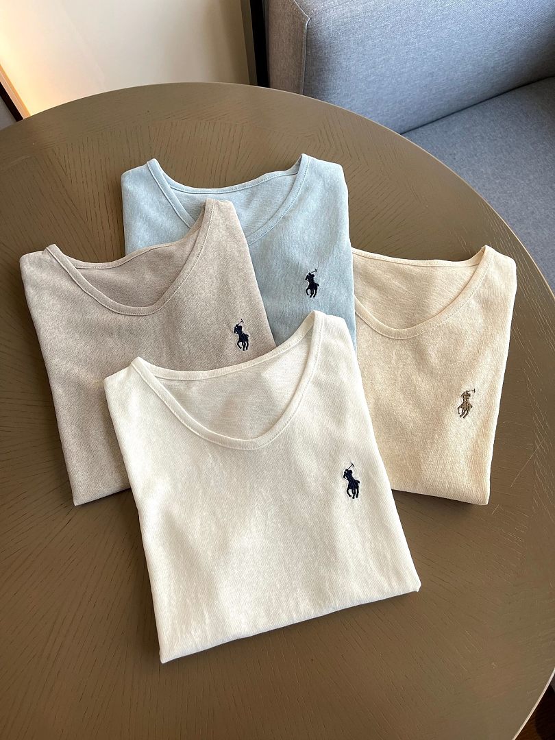 Ralph Lauren Shrunken Fit Jersey Long-Sleeve Tee · A3136 — תמונה 73