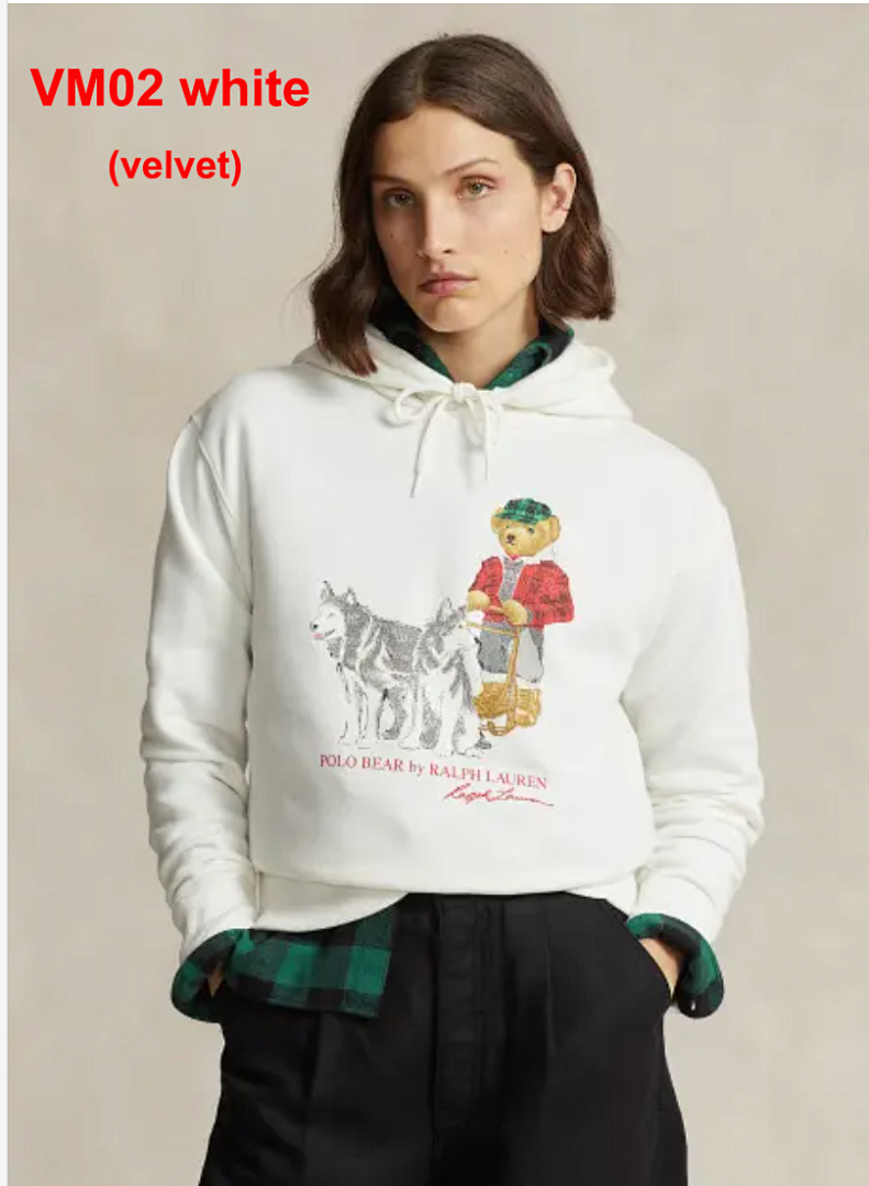 Ralph Lauren Polo Bear Fleece Hoodie · A2137 — תמונה 7