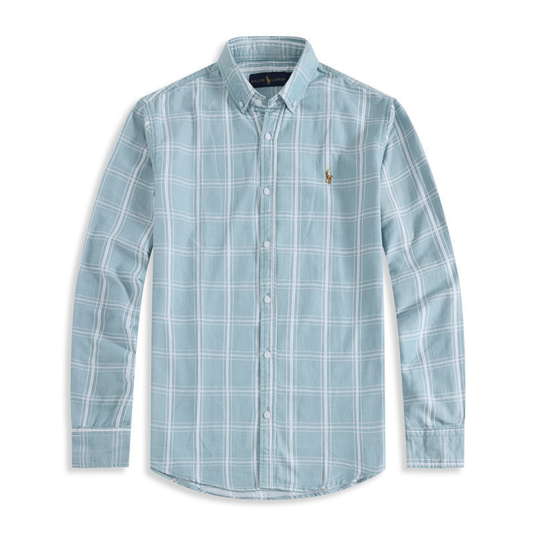 Ralph Lauren Classic-Fit Plaid Button-Down Cotton Shirt · A2862 — תמונה 17