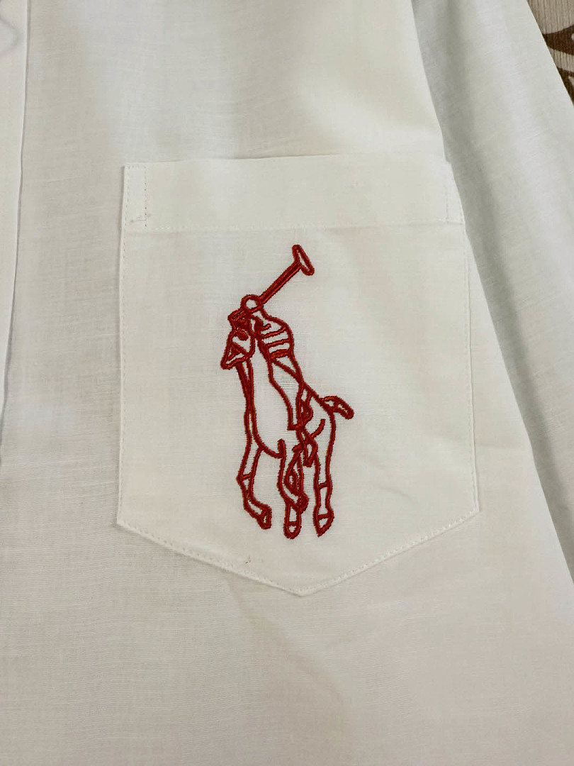 Polo Ralph Lauren Embroidered Big Pony Oversize Linen · A3085 — תמונה 12