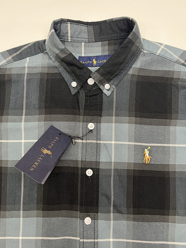 Ralph Lauren Relaxed Fit Plaid Cotton Button-Up · A2312 — תמונה 10